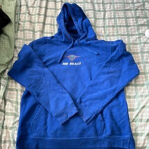 Royal Blue Mr Beast Hoodie